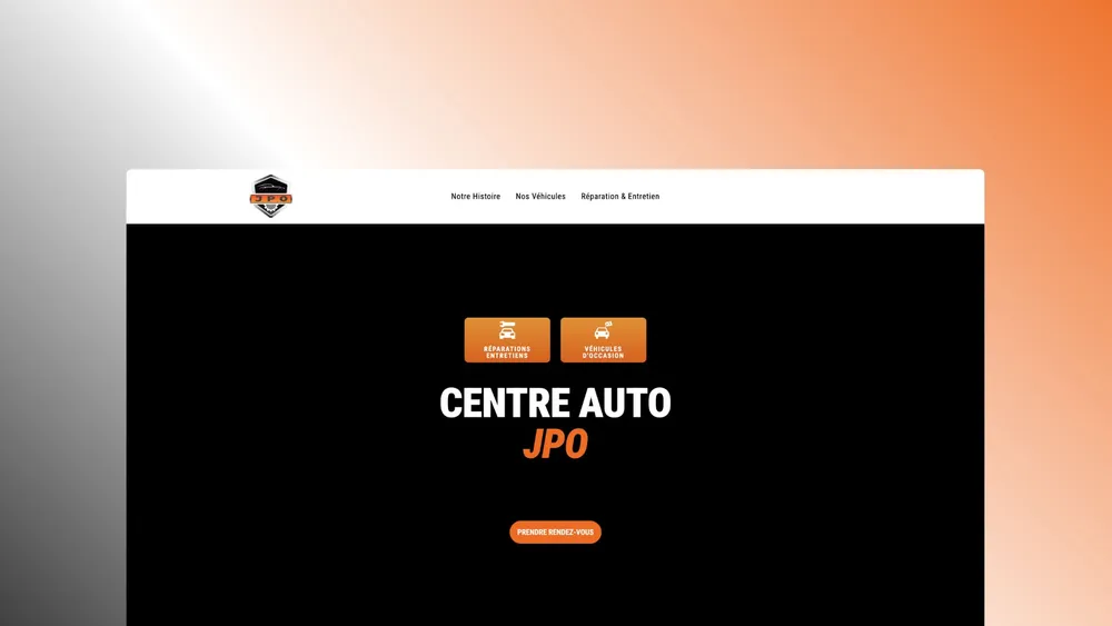 Site internet professionnel pour Centre Auto JPO, garage automobile – WordPress sur mesure par LS Studio